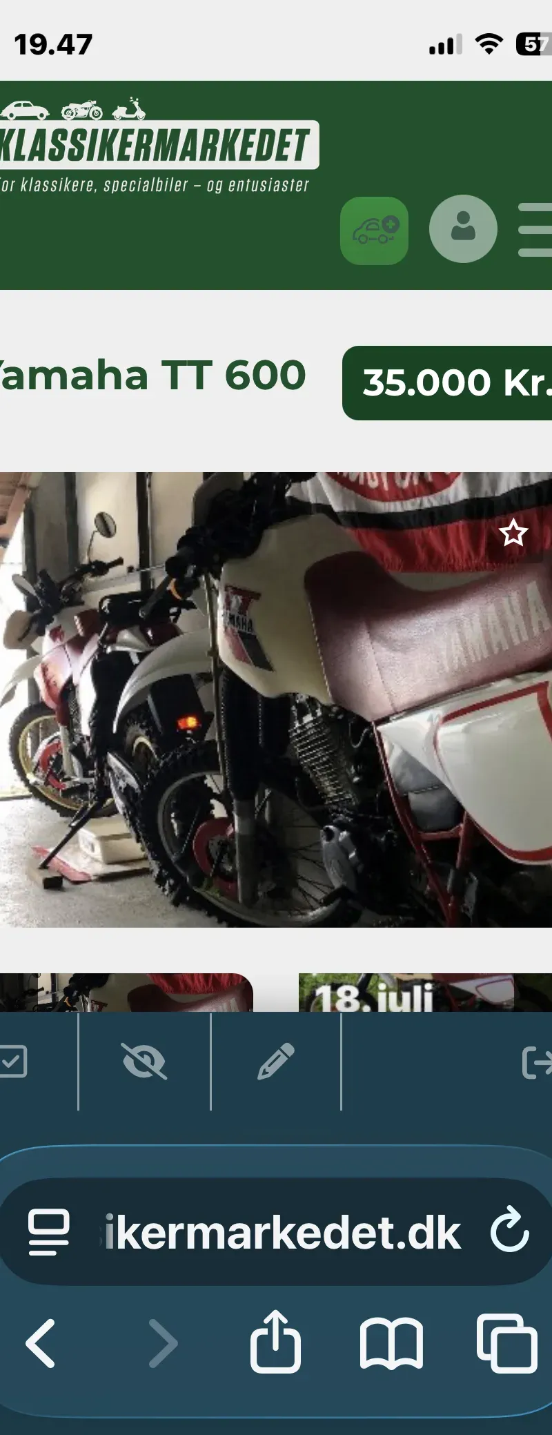 Yamaha TT 600 R