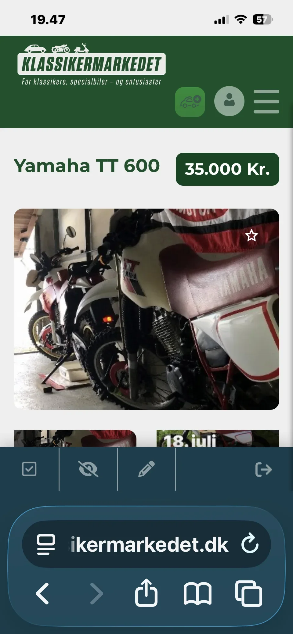 Yamaha TT 600 R